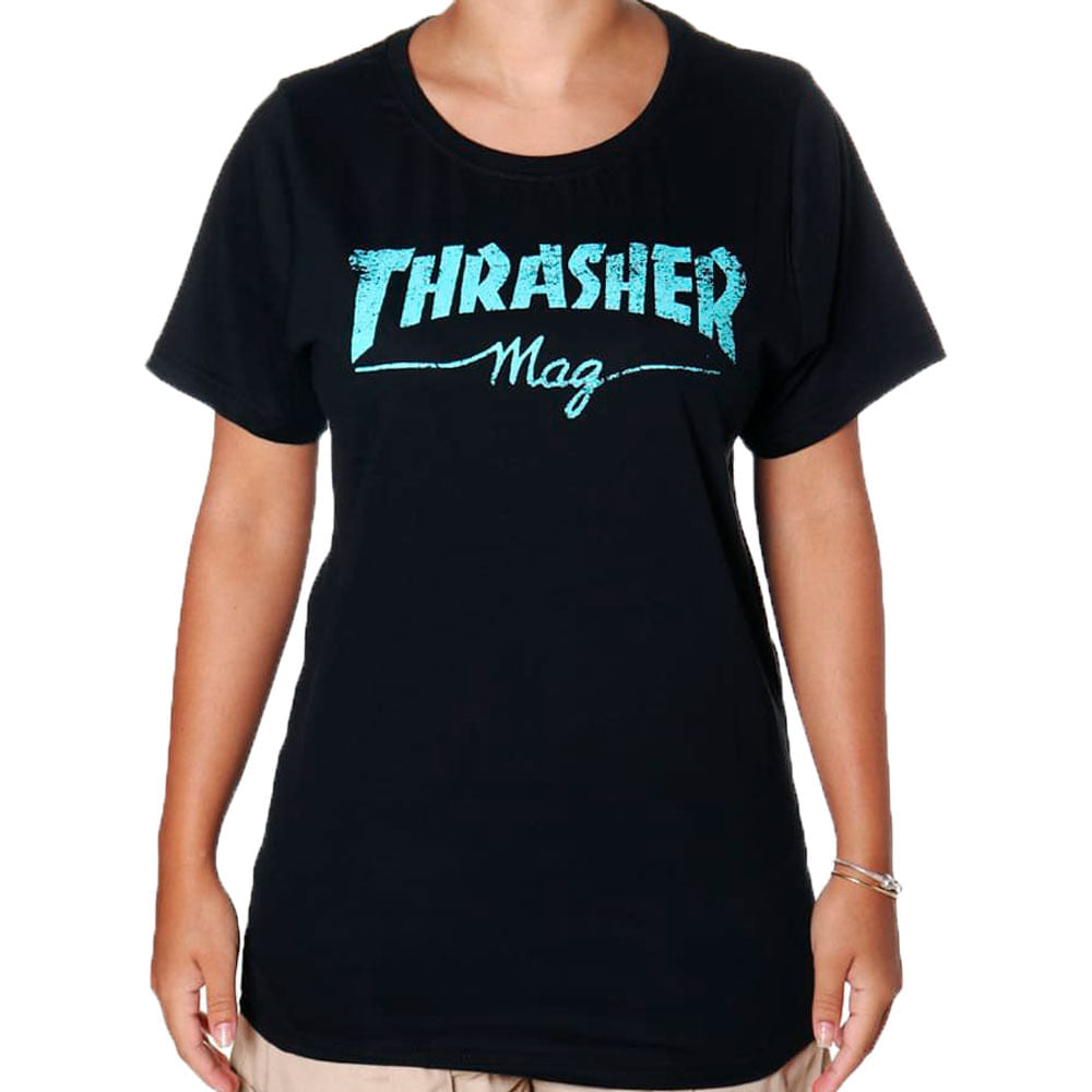 Camiseta Fem Thrasher Mag Logo