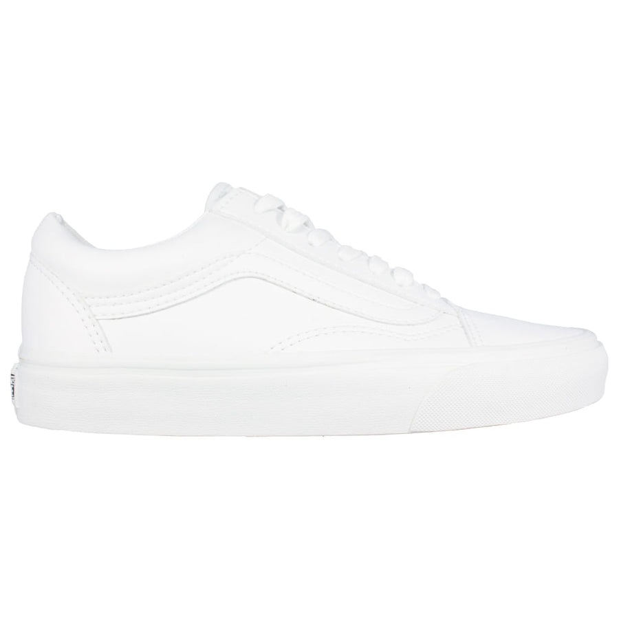 Tênis Vans Old Skool — Branco do cadarço à sola