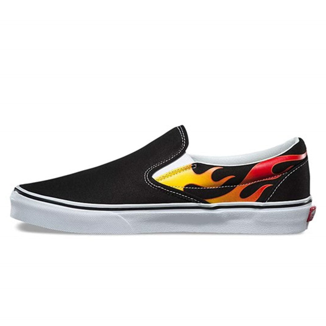 Tênis Vans Slip-On Flame Black True