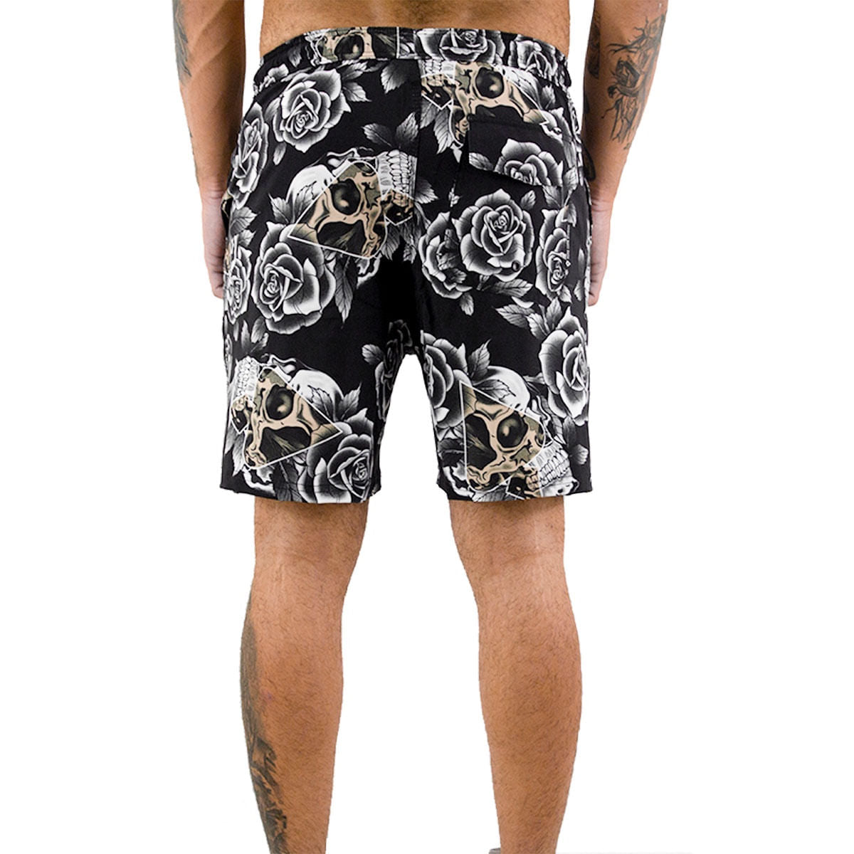 Shorts Mcd Caveira E Rosas