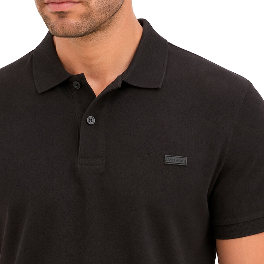Polo Calvin Klein Patch Masculino — O tecido que faz a diferença