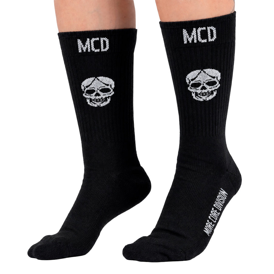 Meia MCD Skull Unissex — A caveira que dá nome ao modelo
