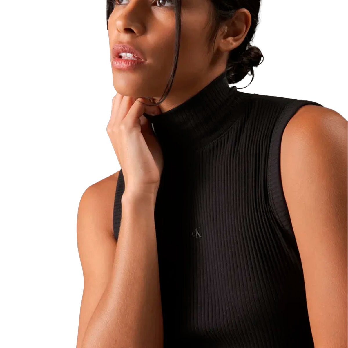 Vestido Calvin Klein Gola Alta