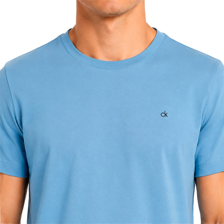 Camiseta Calvin Klein Malha Masculino — Gola que não arreia com o tempo