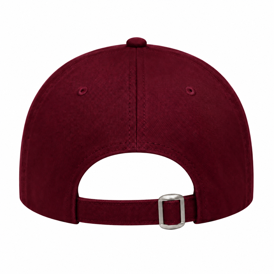 Boné Aba Curva New Era 9FORTY New York Yankees Feminino — Regulagem por fivela na nuca