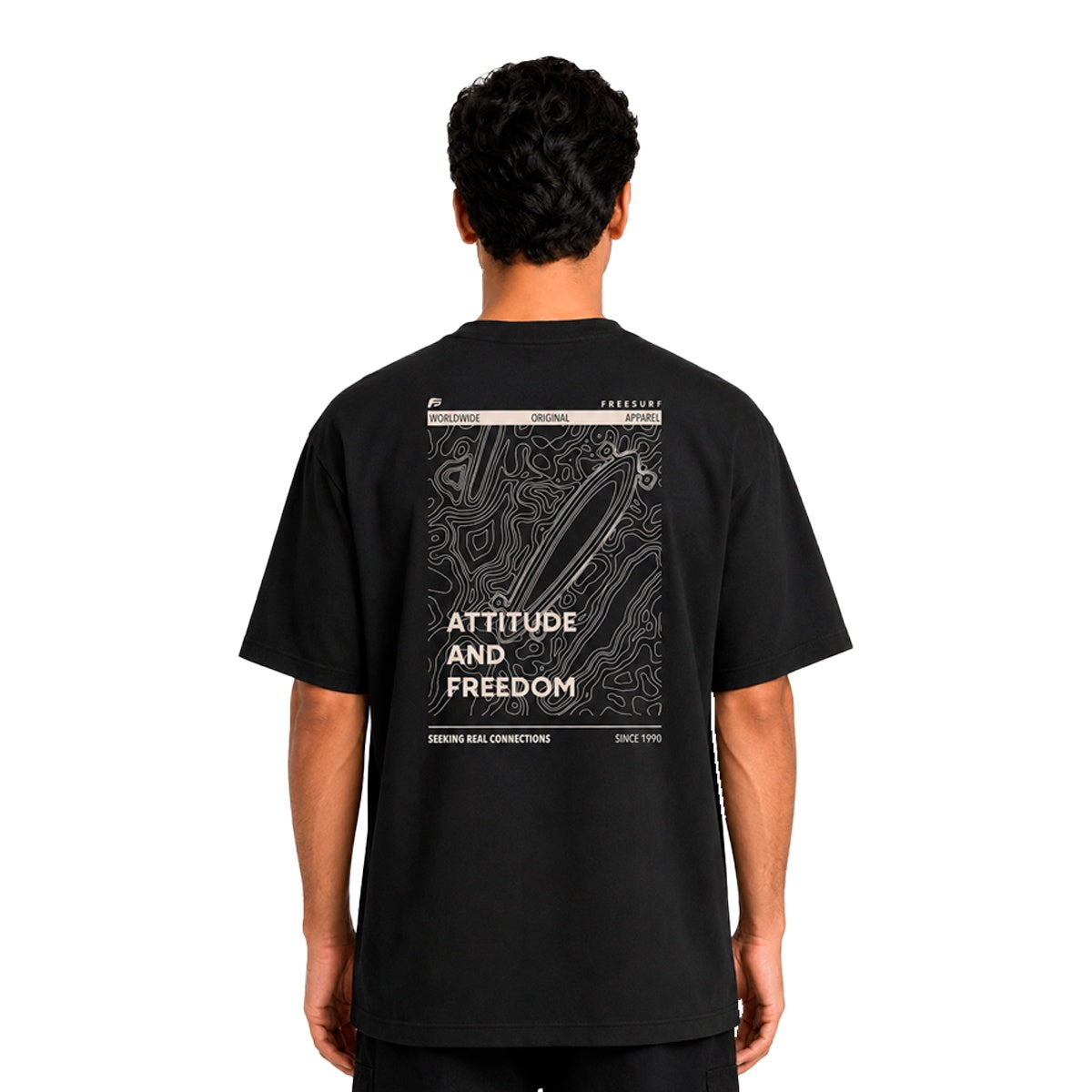 Camiseta Freesurf Map Masculino