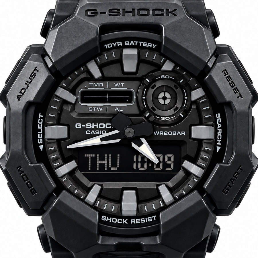 Relógio Casio G-Shock Unissex — Ponteiros e visores