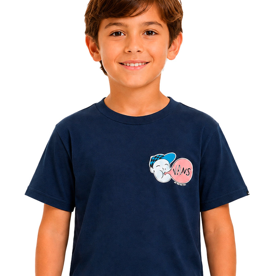 Camiseta Vans Gum Sole Infantil — Dois círculos e o nome da marca