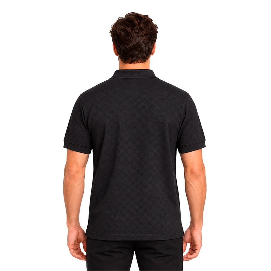 Polo MCD Texture Masculino — O padrão continua nas costas