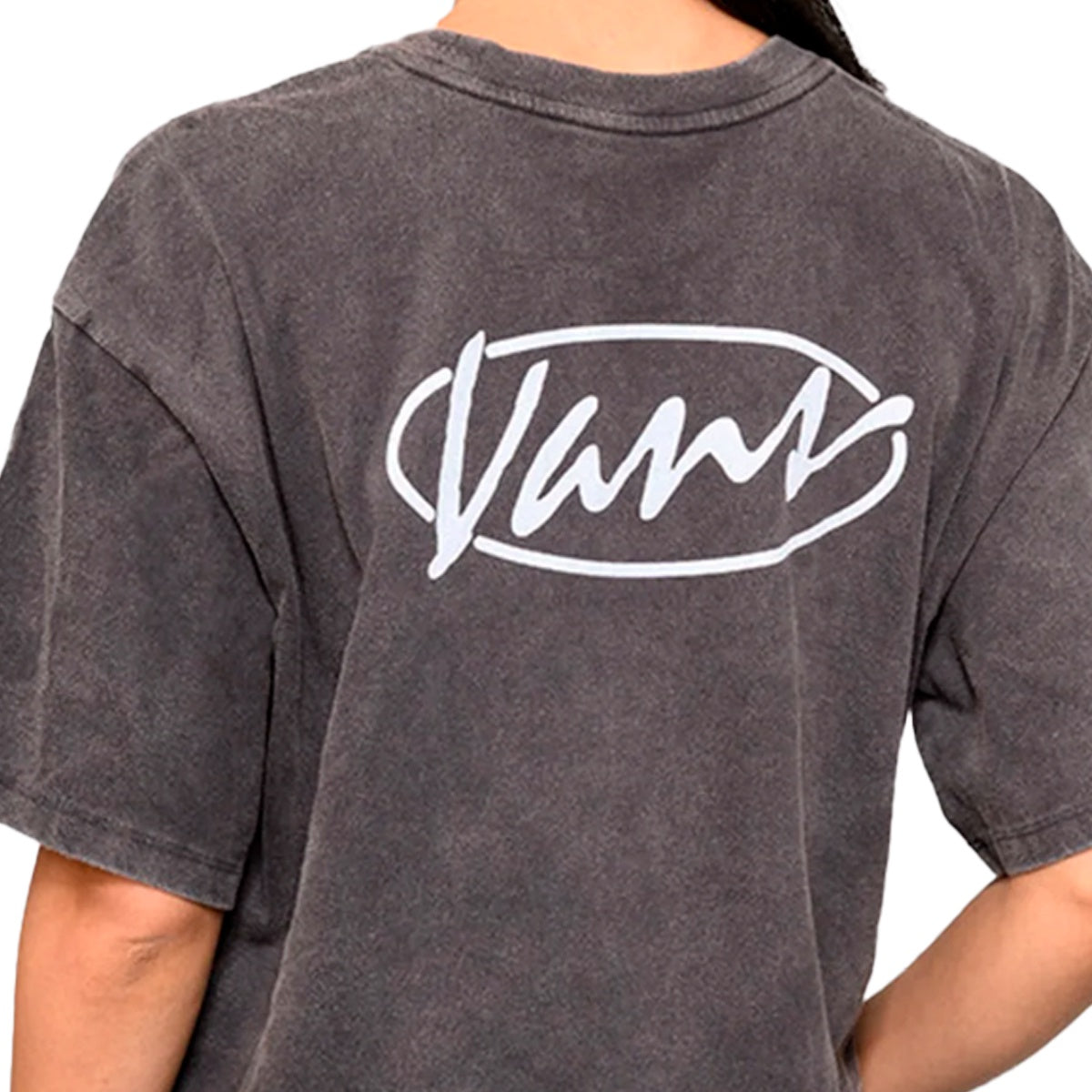 Camiseta Vans Cropped Era Script Feminino
