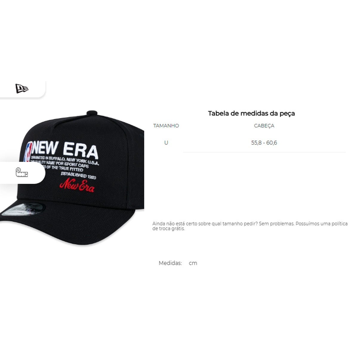 Boné Aba Curva New Era Institutional