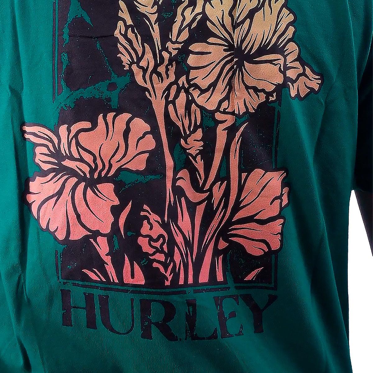 Camiseta Hurley Flower Masculino