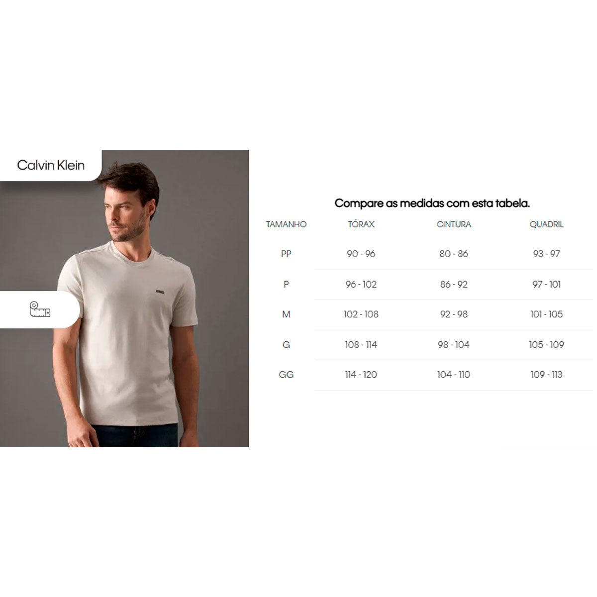 Camiseta Calvin Klein Logo