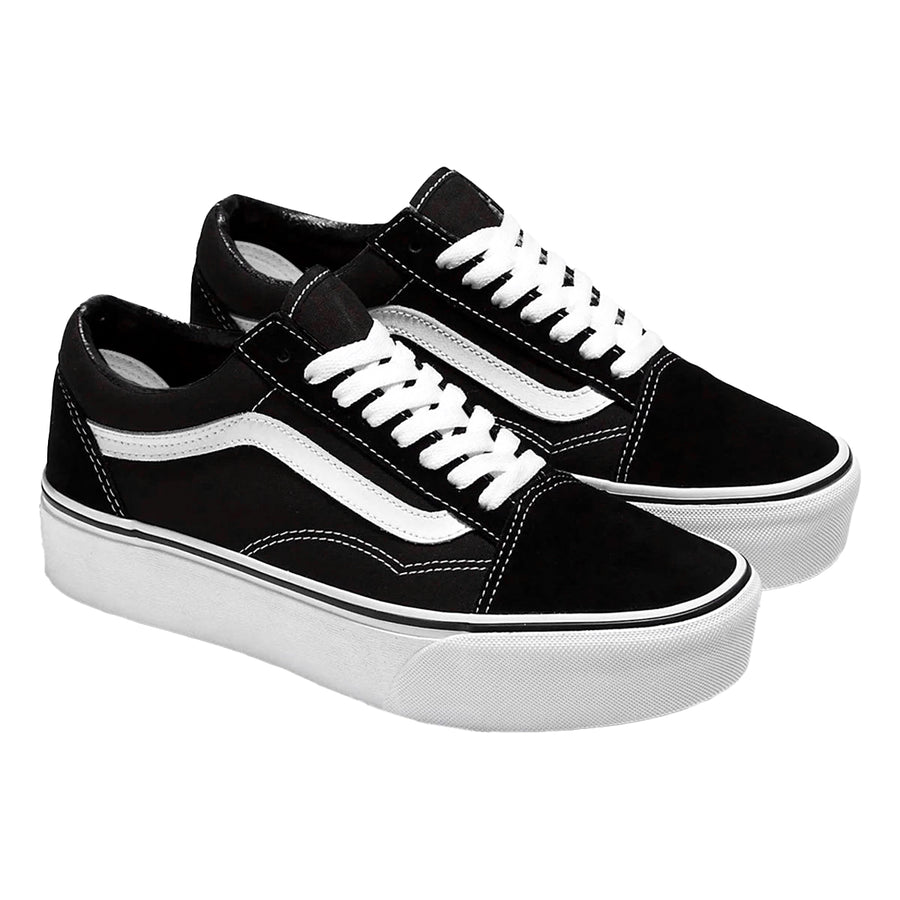Tênis Vans Old Skool Platform — Biqueira reforçada e ilhoses de metal