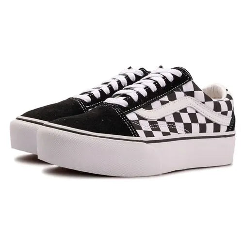 Tênis Vans Old Skool Plataforma Checkerboard