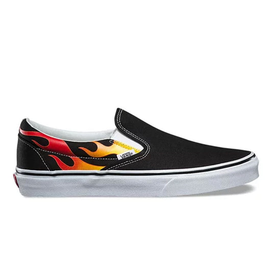 Tênis Vans Slip-On Flame Black True