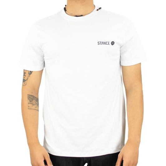 Camiseta Stance Mini Logo Masculino - Branco