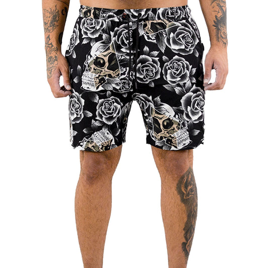Shorts Mcd Caveira E Rosas