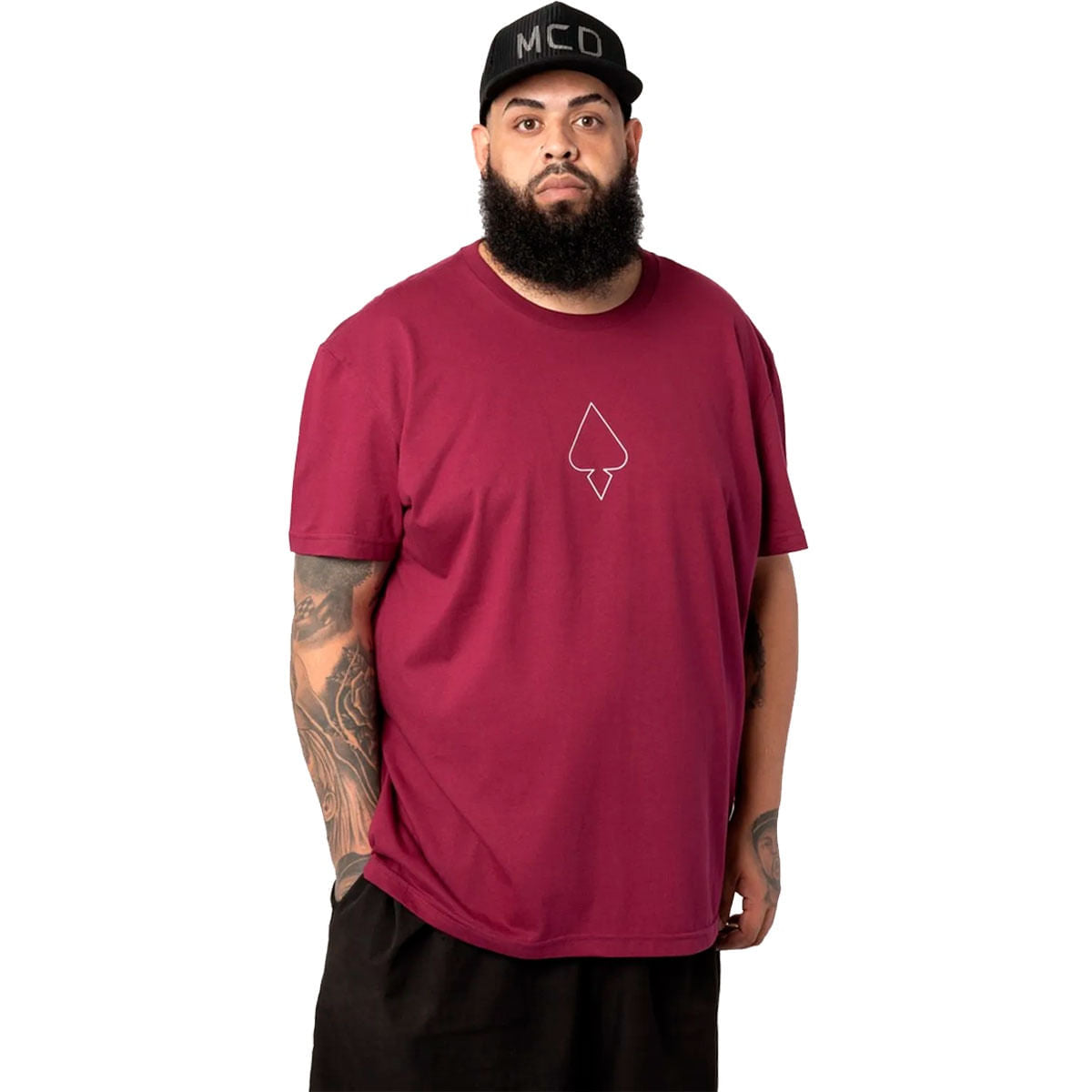 Camiseta MCD Caveira Rosas