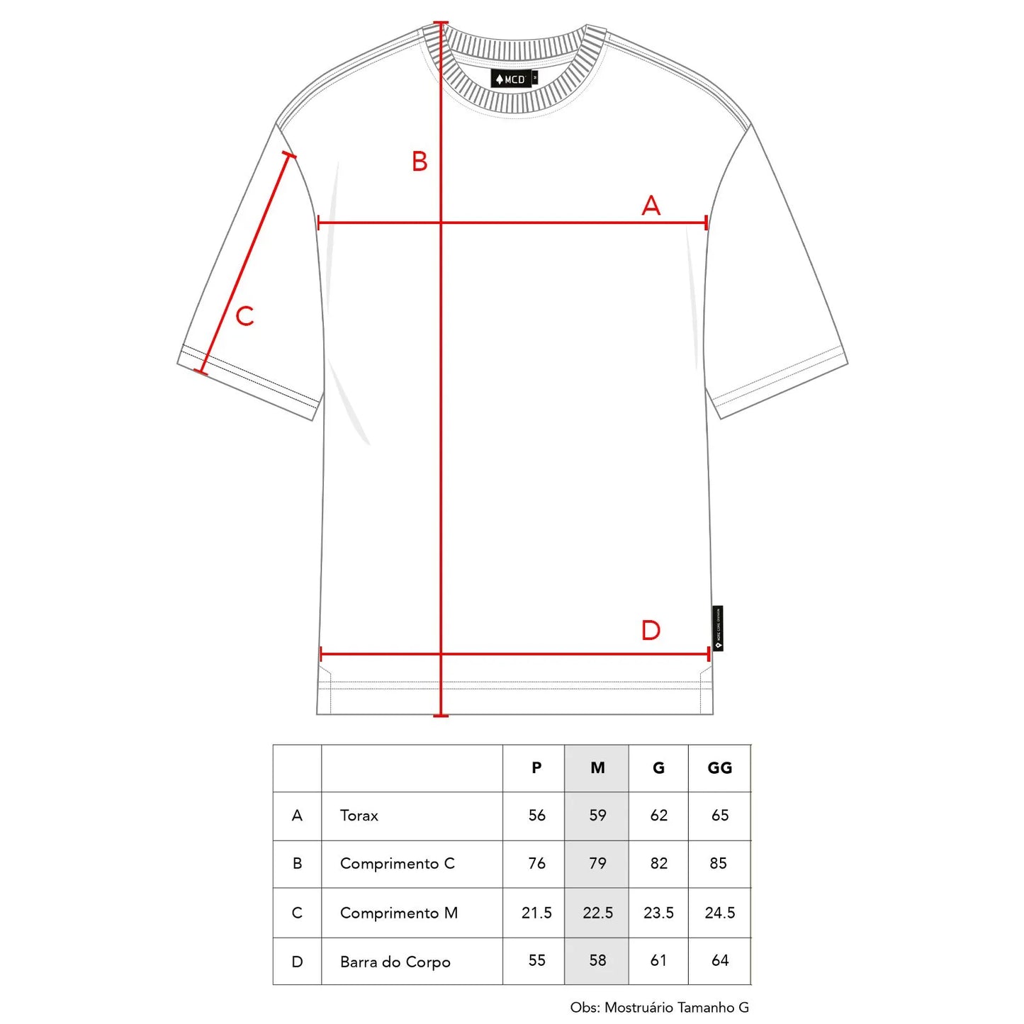 Camiseta Mcd Esp Box Fit