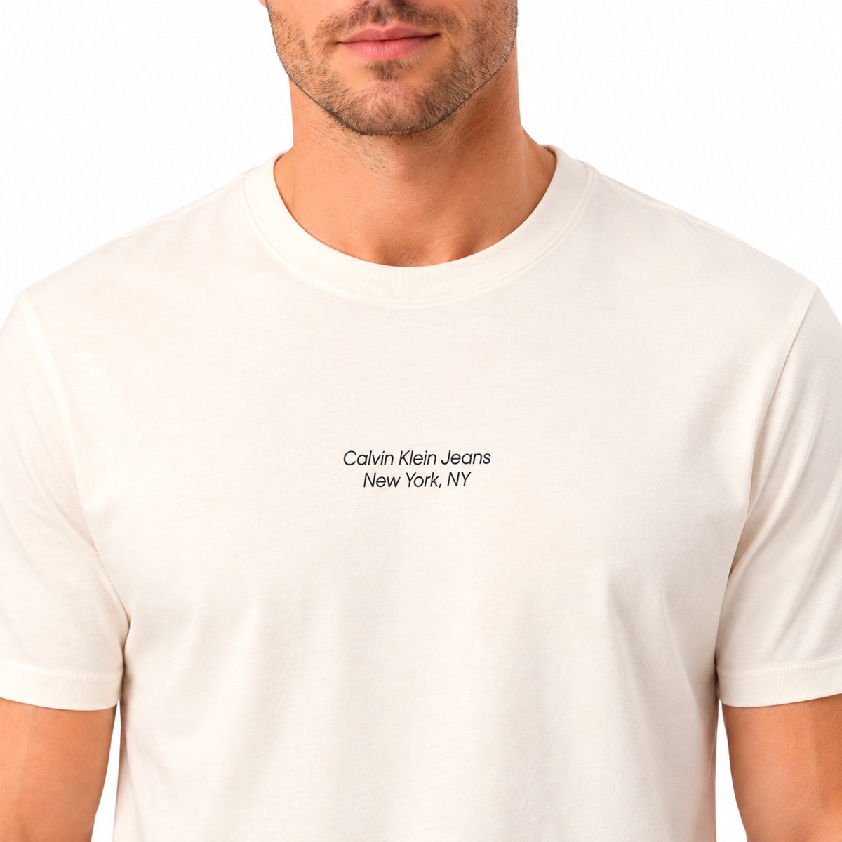 Camiseta Calvin Klein Logo Ny Masculino