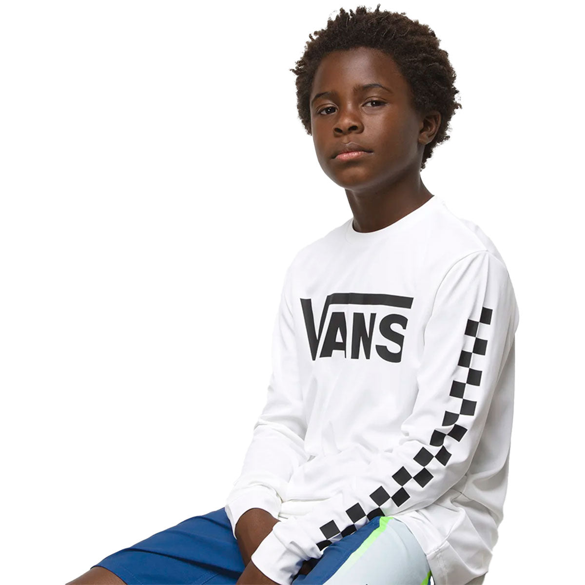 Camiseta Vans Classic Checker Infantil