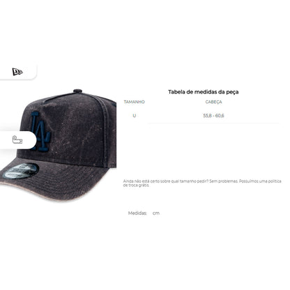 Boné Aba Curva New Era Dodgers