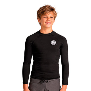 Camiseta Rip Curl Ml Uv Icons Infantil