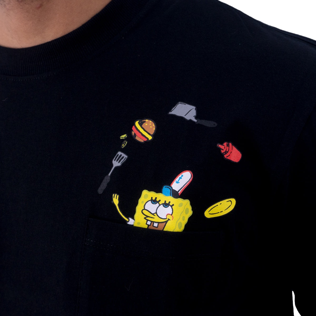 Camiseta Lost Bob Esponja Juggler Masculino