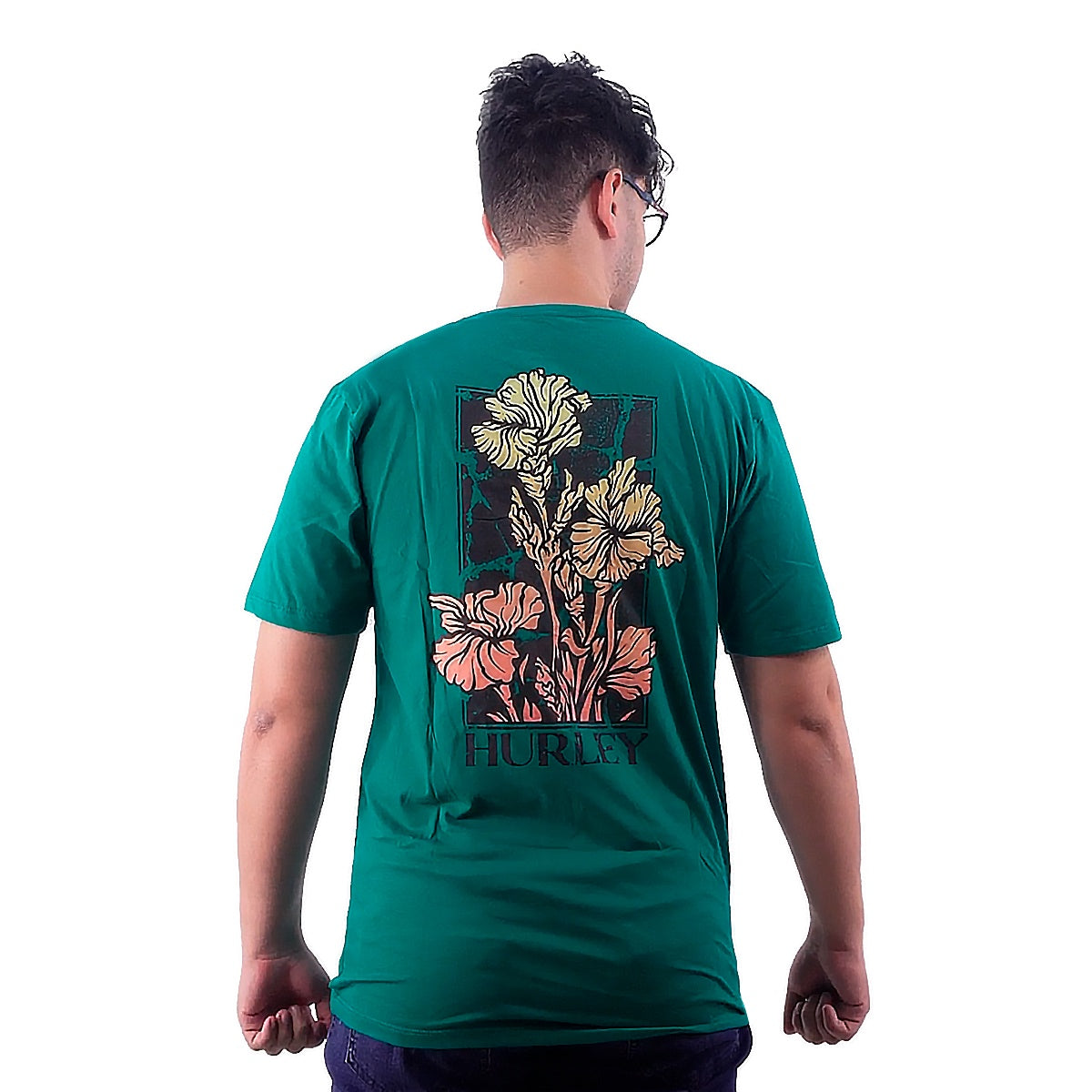 Camiseta Hurley Flower Masculino
