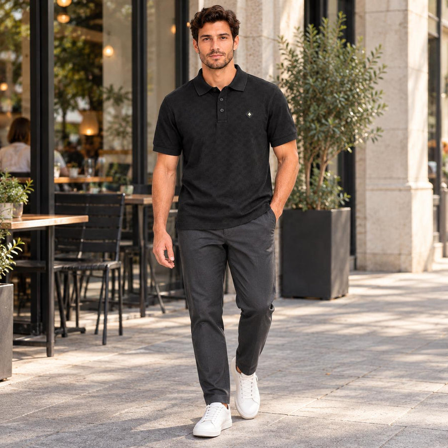 Polo MCD Texture Masculino — Onde ela se encaixa no dia
