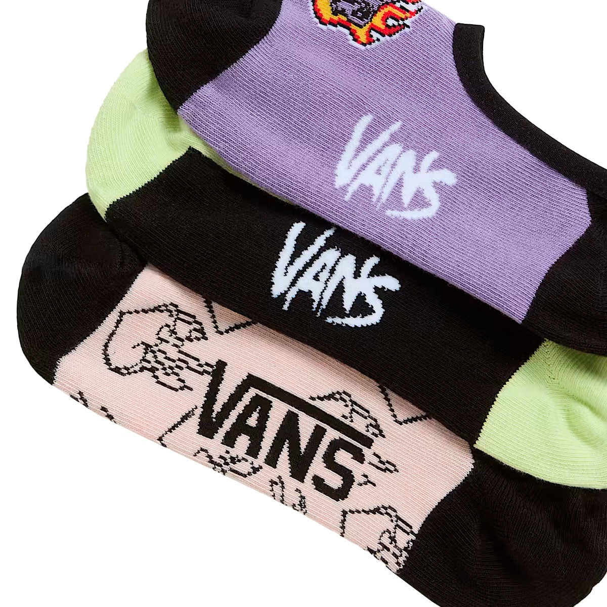 Meia Fem Vans Buggin