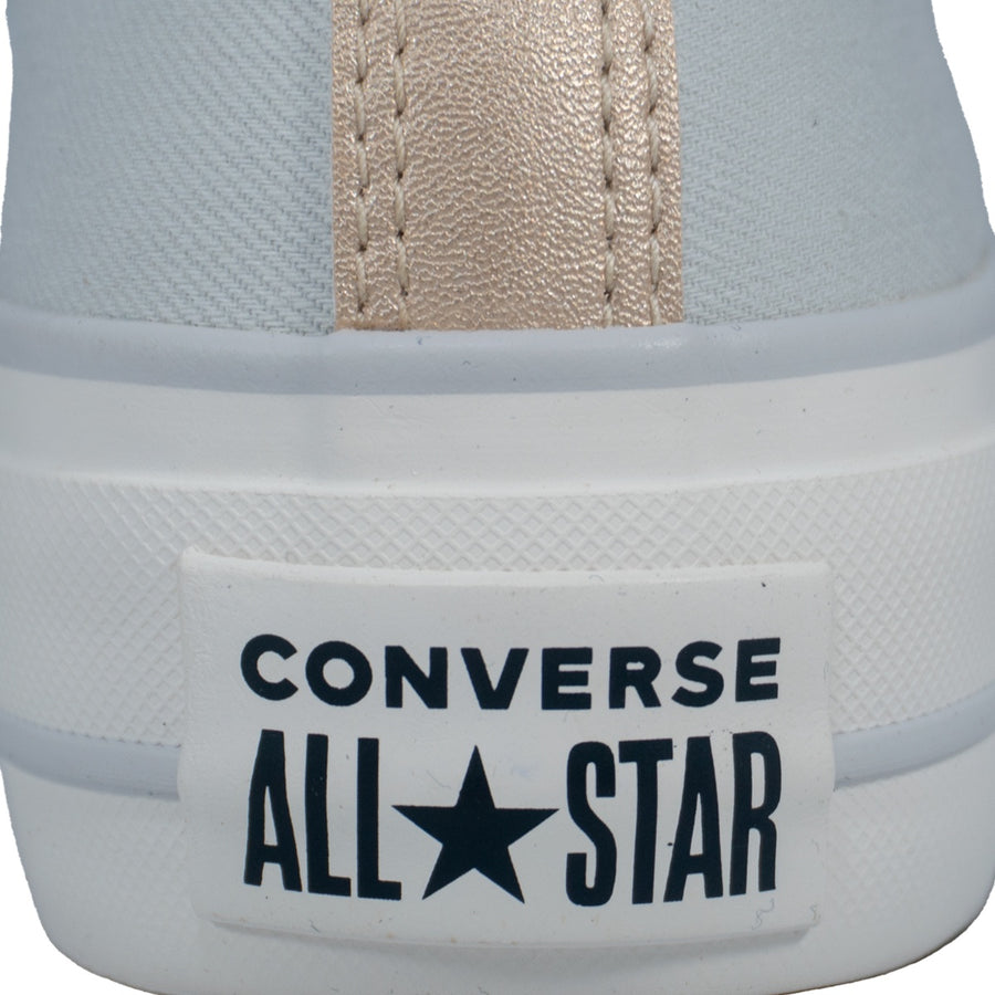 Tênis Converse Chuck Taylor All Star Lift Seasonal Feminino — Tira dourada atrás