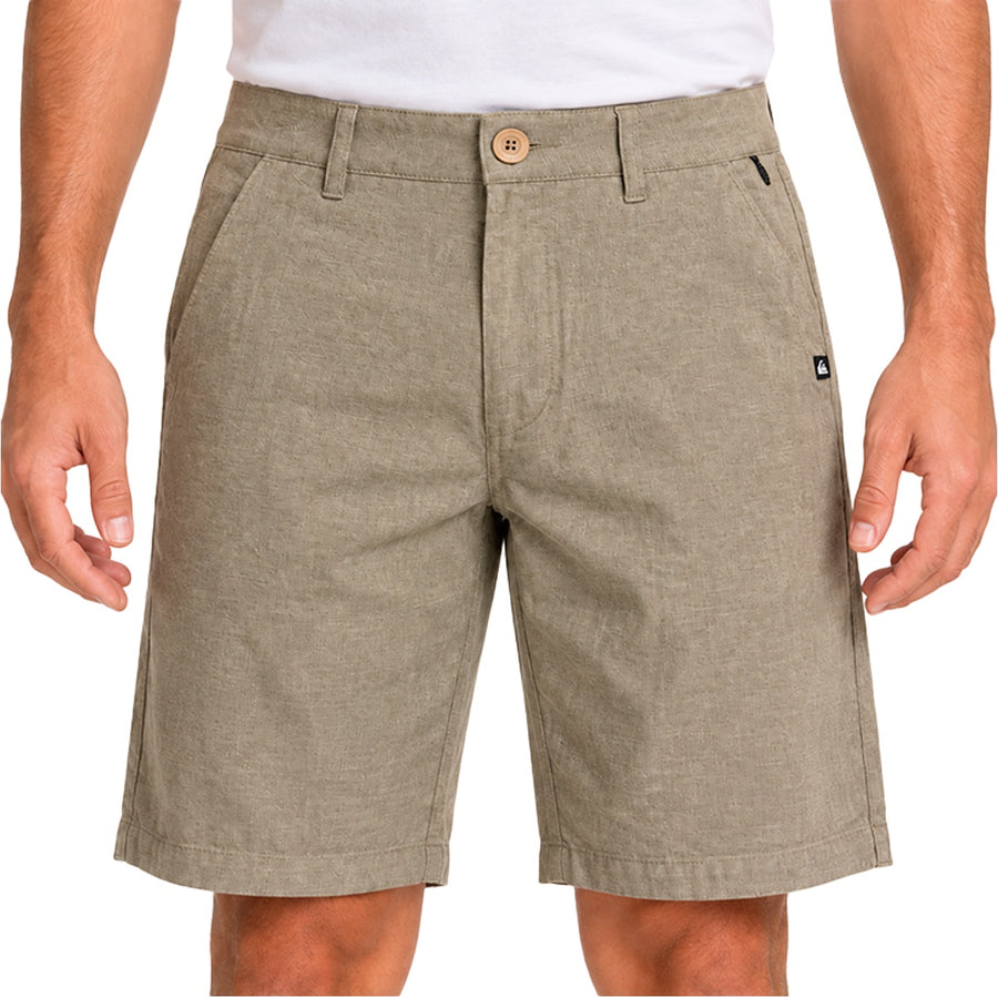 Bermuda Quiksilver Union Melange Masculino — Cintura preparada para cinto