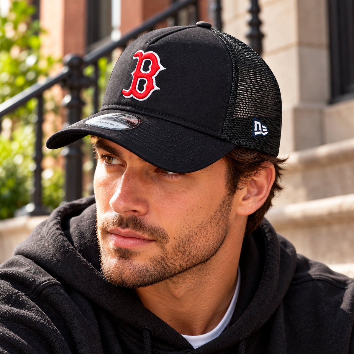 Boné Aba Curva New Era 9Forty Boston Unissex