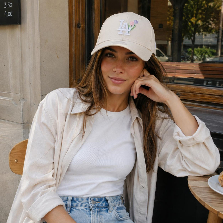 Boné Aba Curva New Era Flower Unissex — O bege que resolve qualquer look