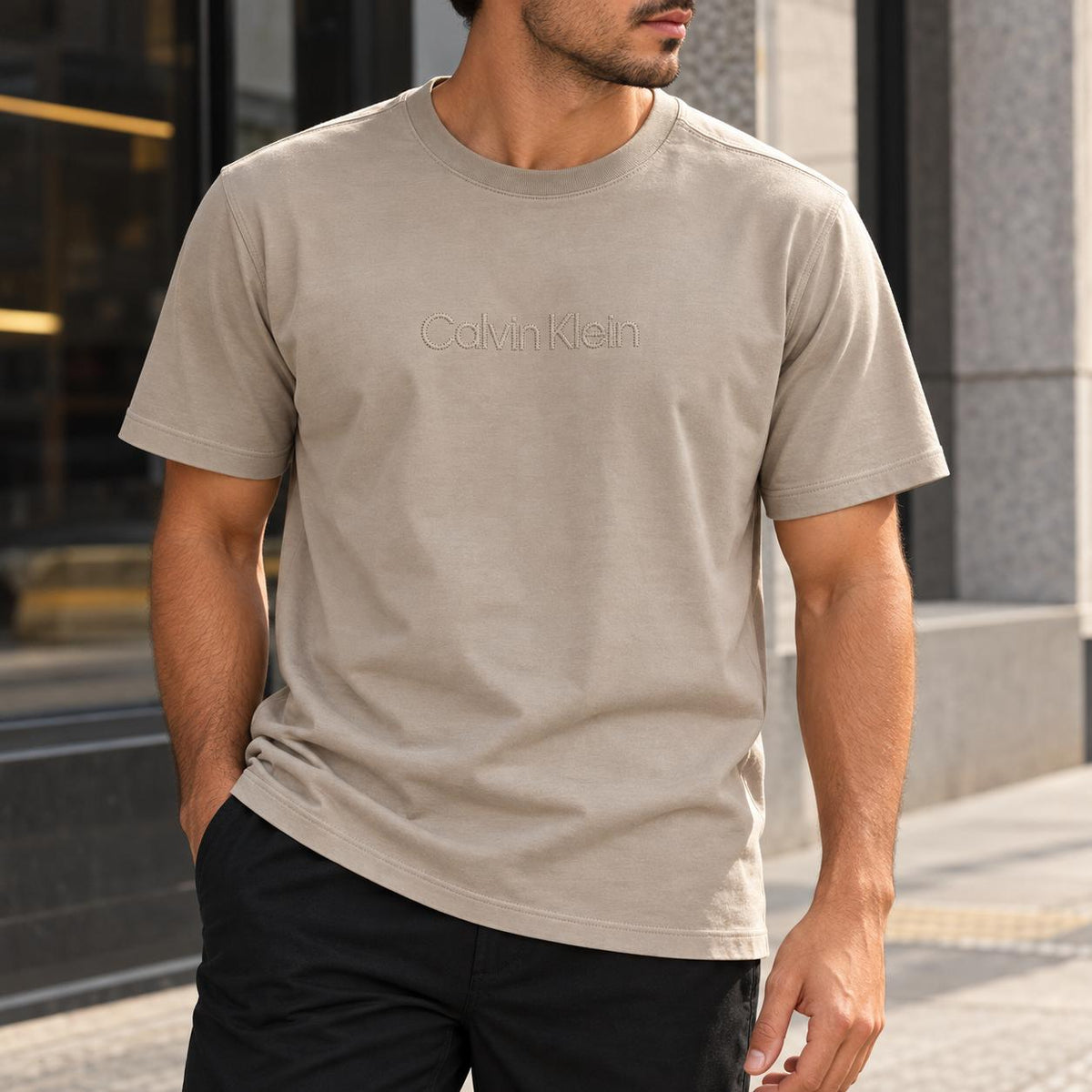 Camiseta Calvin Klein Logo Masculino