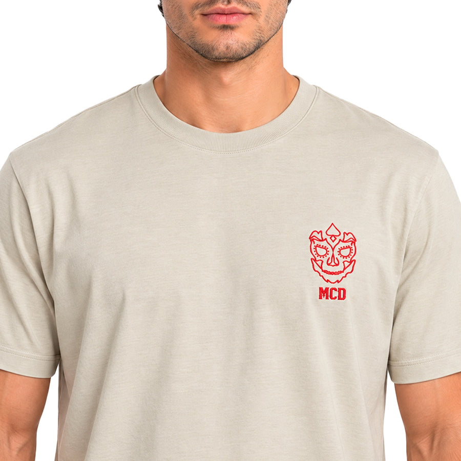 Camiseta MCD Regular Costas Masculino — A máscara vermelha no peito