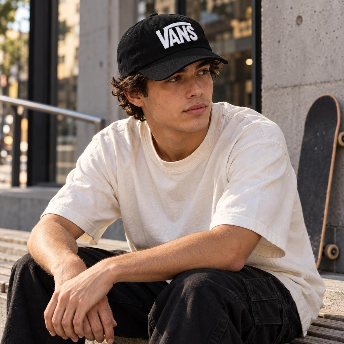 Boné Aba Curva Vans Stretch Unissex