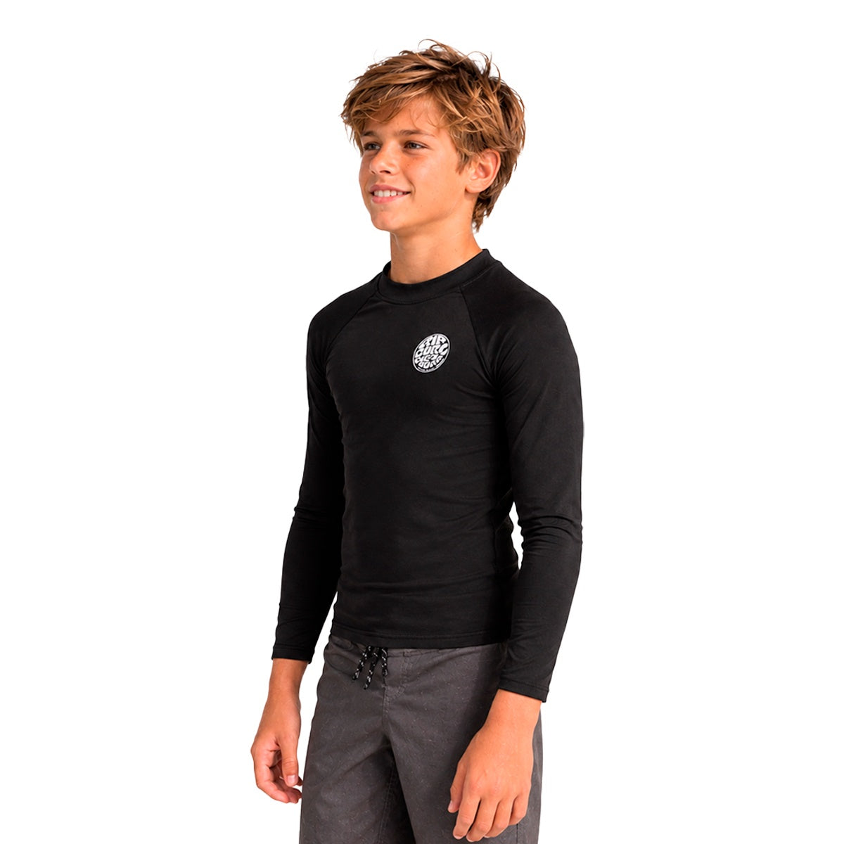 Camiseta Rip Curl Ml Uv Icons Infantil