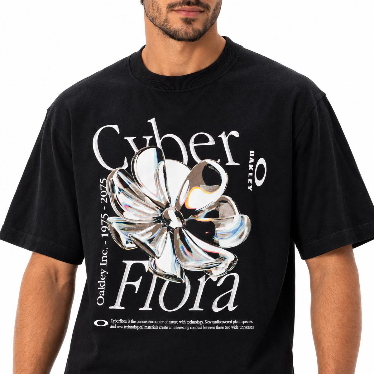 Camiseta Oakley Cyberflora Masculino