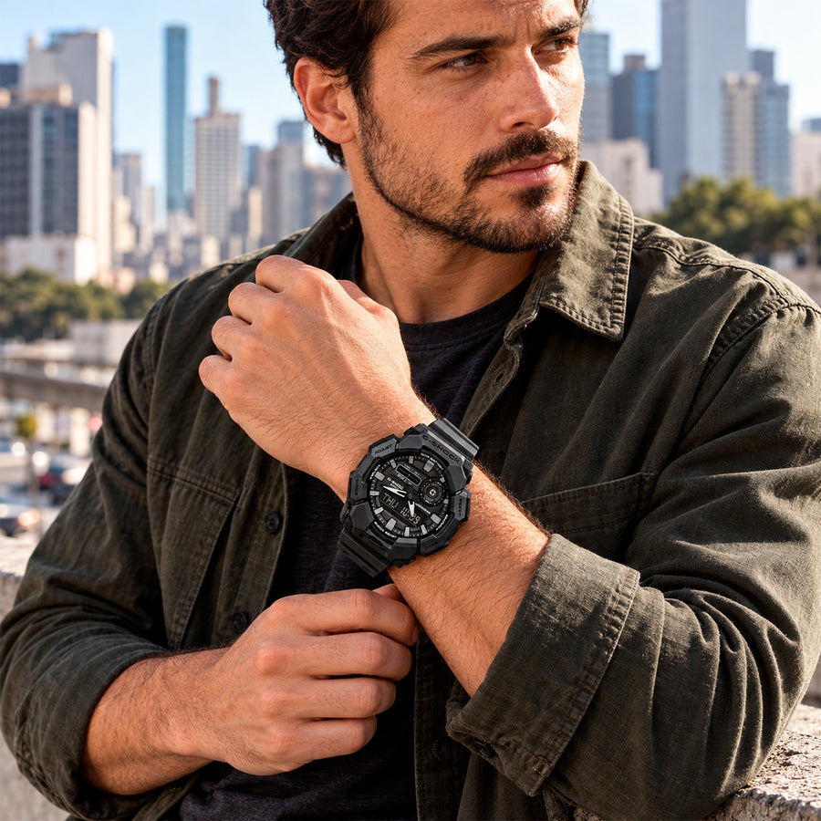 Relógio Casio G-Shock Unissex — No pulso