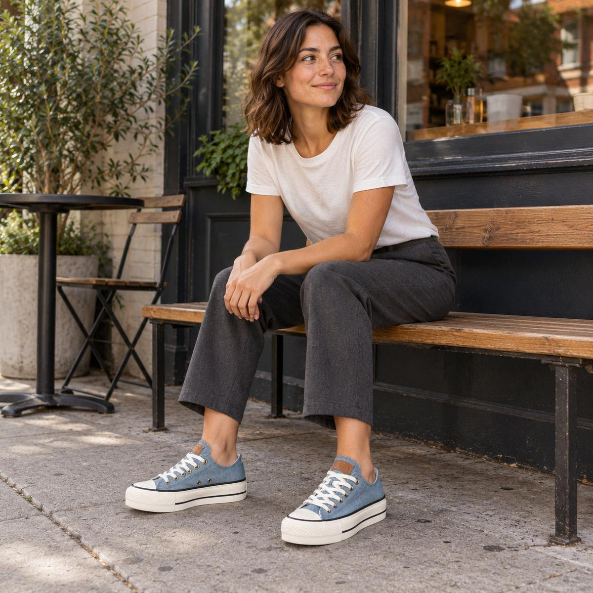 Tênis Converse Chuck Taylor All Star Lift Denim Feminino