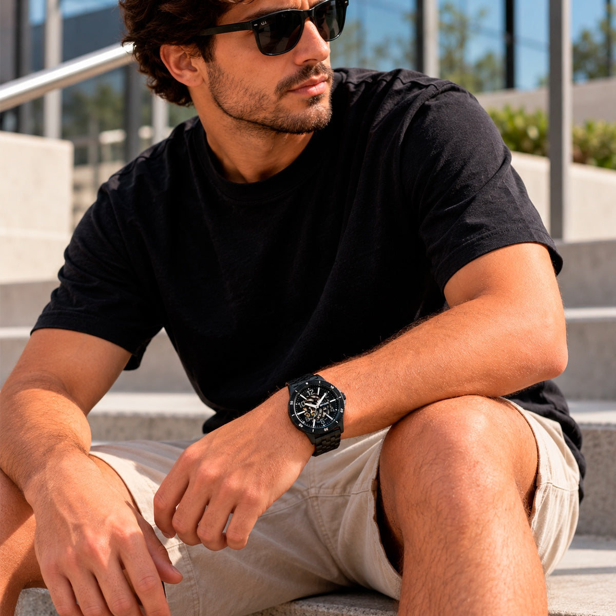 Relógio Rip Curl Daze Xl Auto Sss Plated Masculino