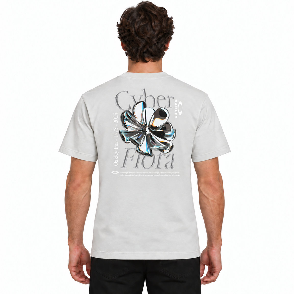 Camiseta Oakley Cyberflora Masculino