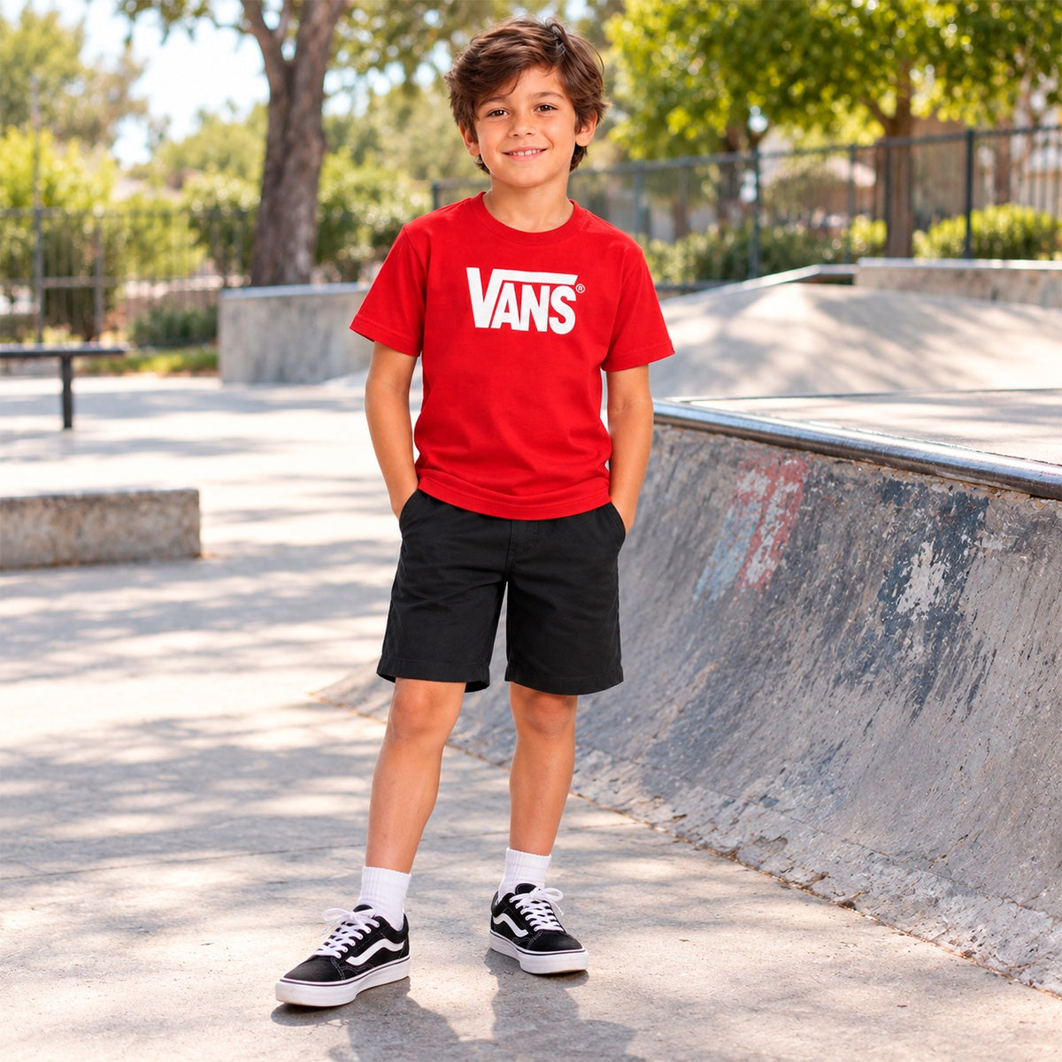 Camiseta Vans Stretch Infantil