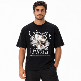 Camiseta Oakley Cyberflora Masculino