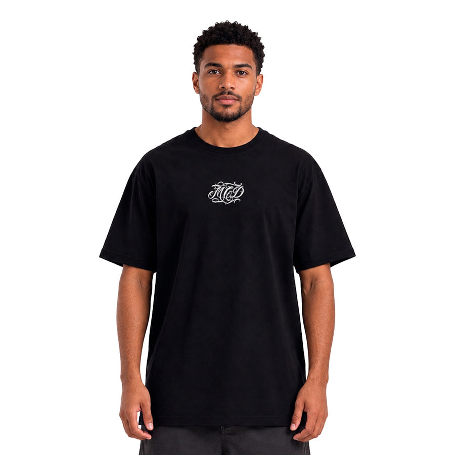 Camiseta Mcd Caligraffiti Masculino — Ombro caído e corpo largo de propósito