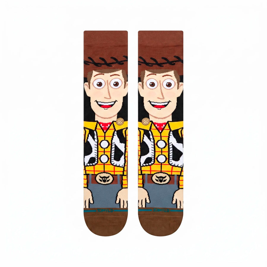 Meia Stance Woody Unissex — Cano crew na altura da panturrilha